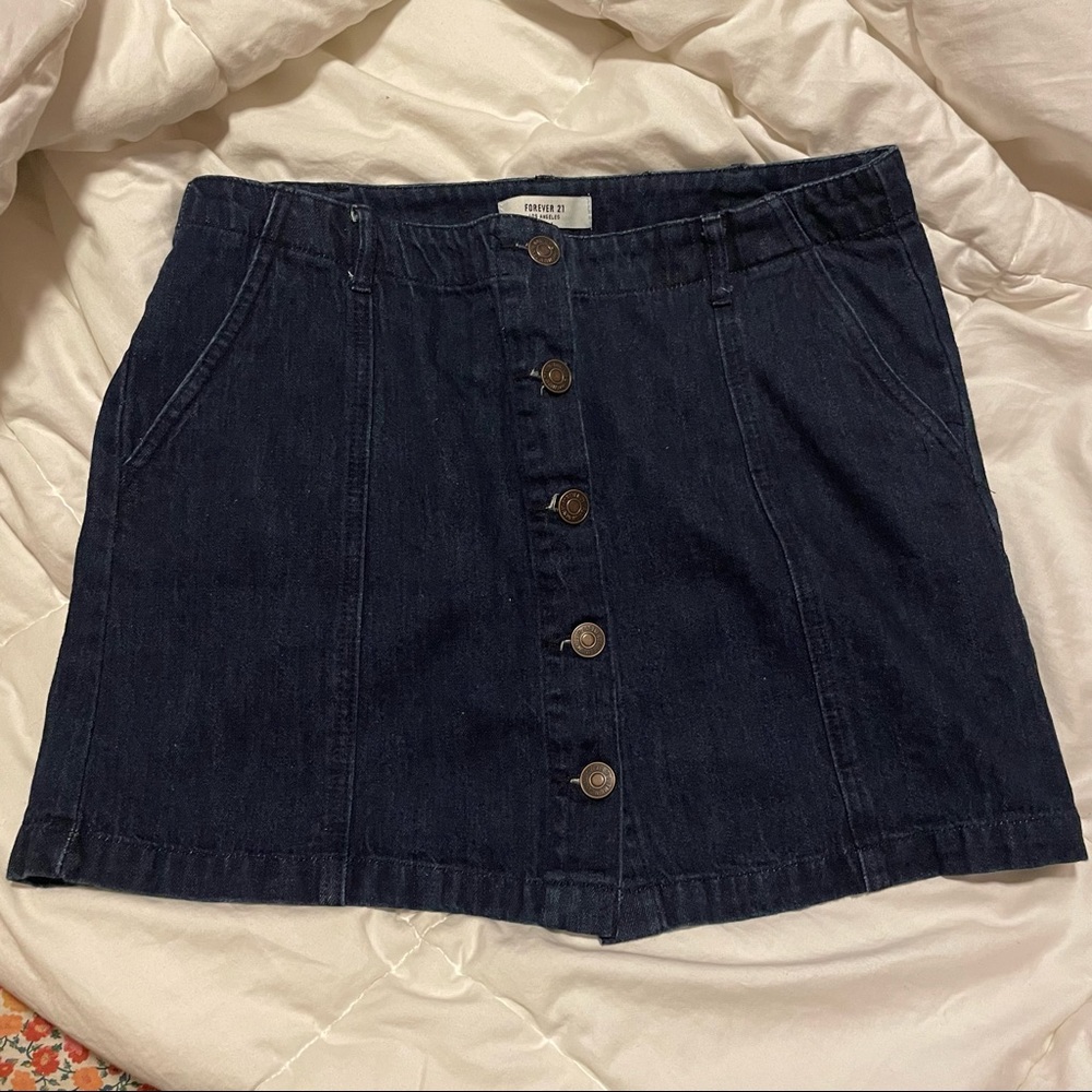 Forever 21 Jean Skirt